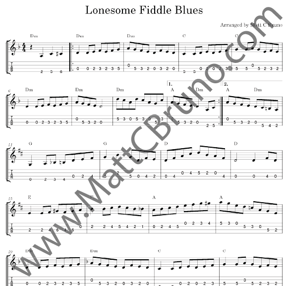 Matt C Bruno Lonesome Fiddle Blues - Store Graphic